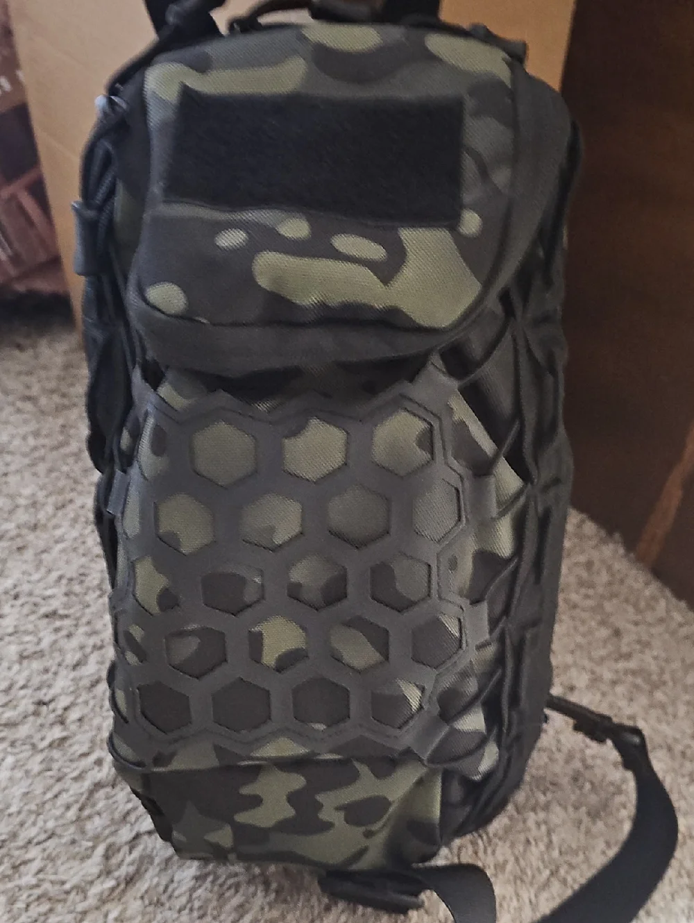 Tactical Camo Sling Bag - Olive Green